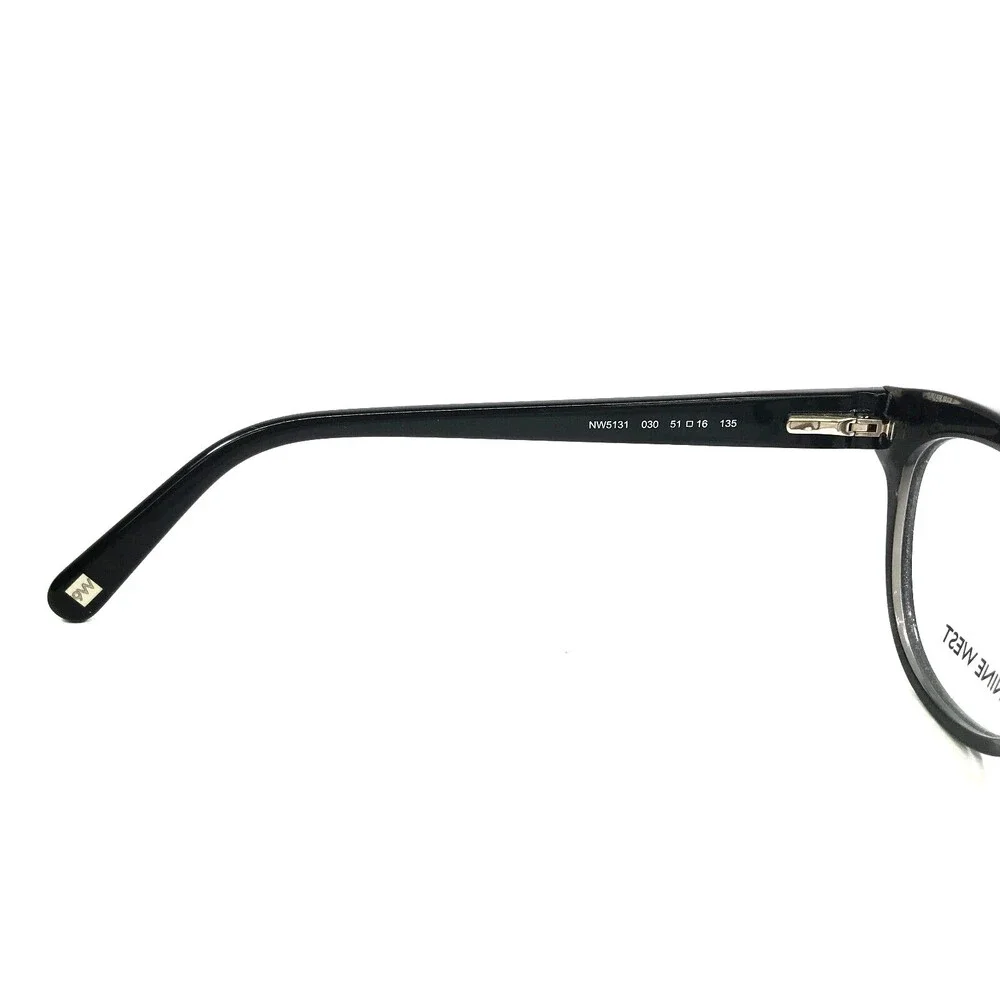 Nine West Eyeglasses Frame NW5131 030 Polished Black Gray Cat Eye 51-16-135